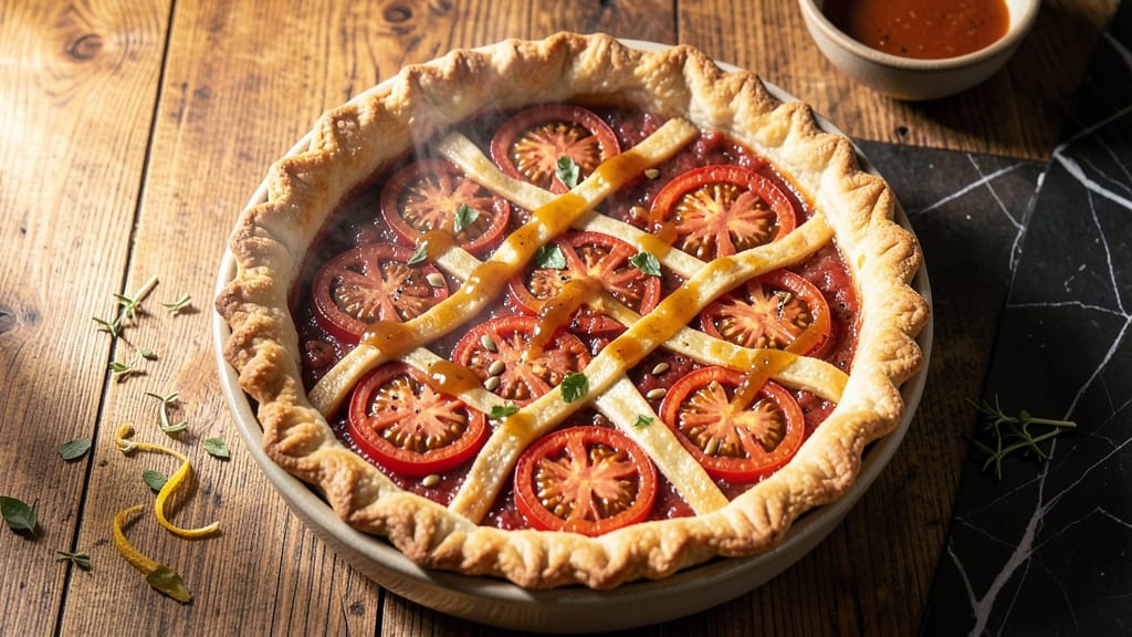 A Chef's Life Tomato Pie Recipe: Rustic Crust and Tangy-Sweet Filling