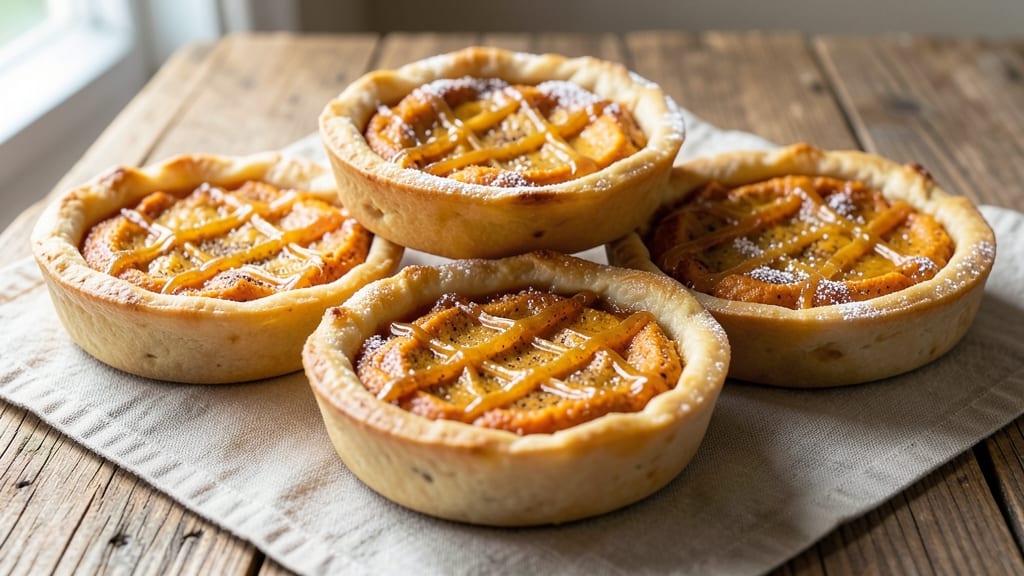 6 Pumpkin Pies Recipe: Spiced Filling in Crispy Tortilla Shells