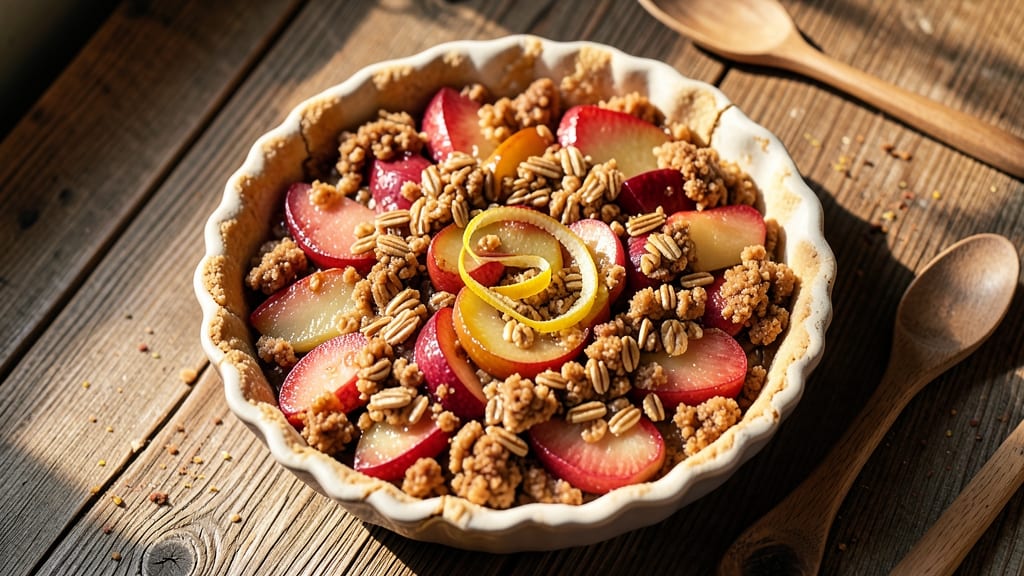 Small Apple Crumble Pie Recipe: Spiced Topping That Crunches Over Warm Filling