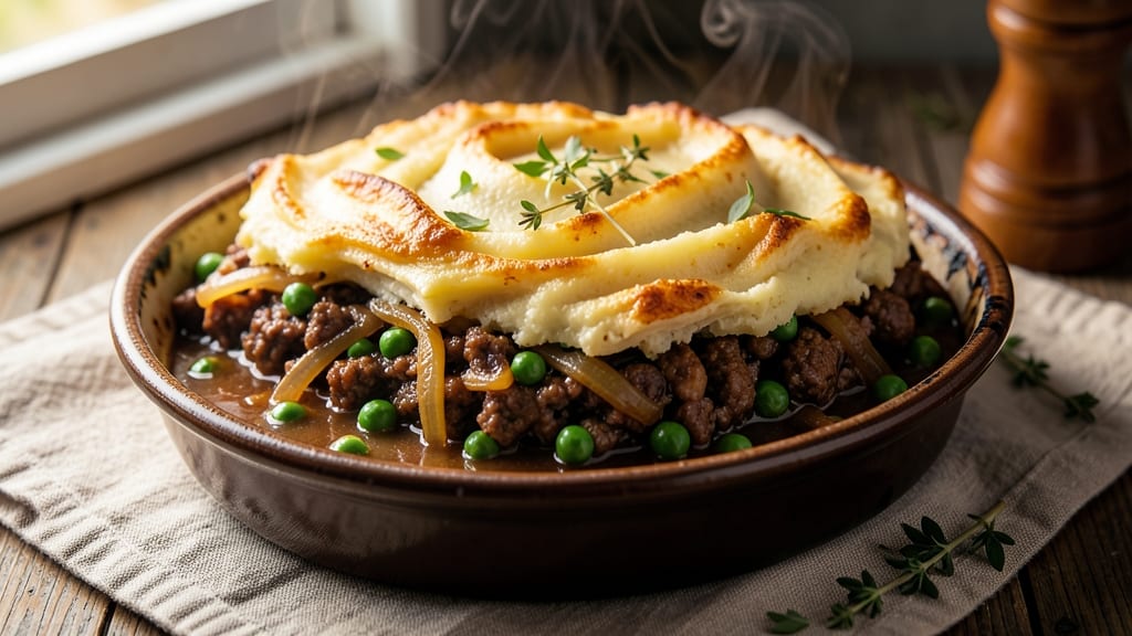 Soul Food Shepherd's Pie Recipe: Mashed Potato Crust Over Savory Meat Filling