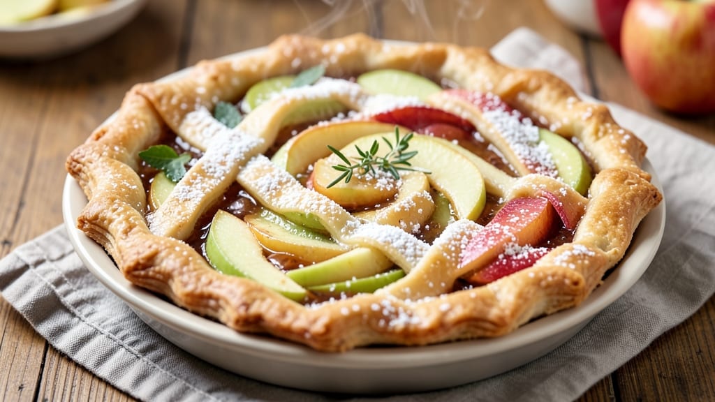 Plain Apple Pie Recipe: Classic Spiced Filling in Buttery Lattice Crust