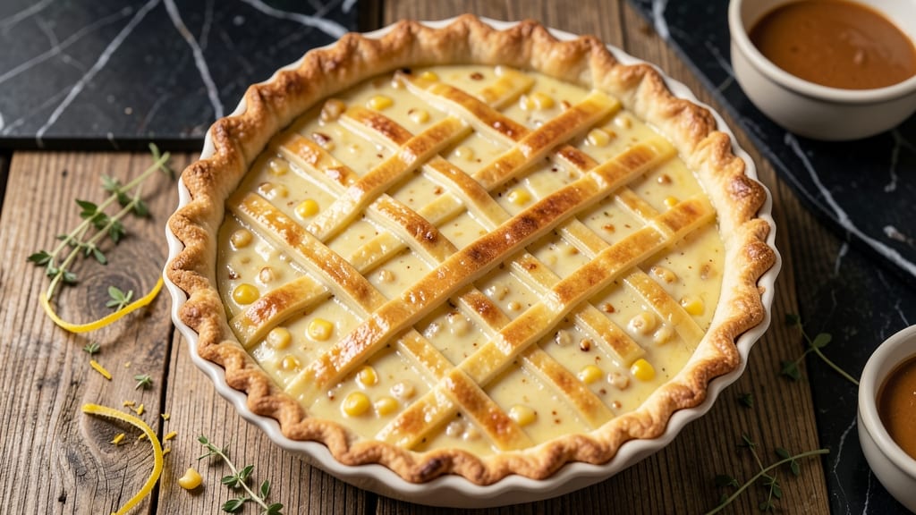 Amish Corn Pie Recipe: Golden Crust Hugs Sweet Creamy Filling