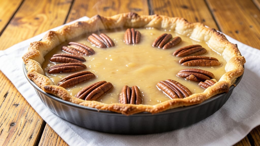 1920 Pecan Pie Recipe: Buttery Crust and Caramelized Nut Filling