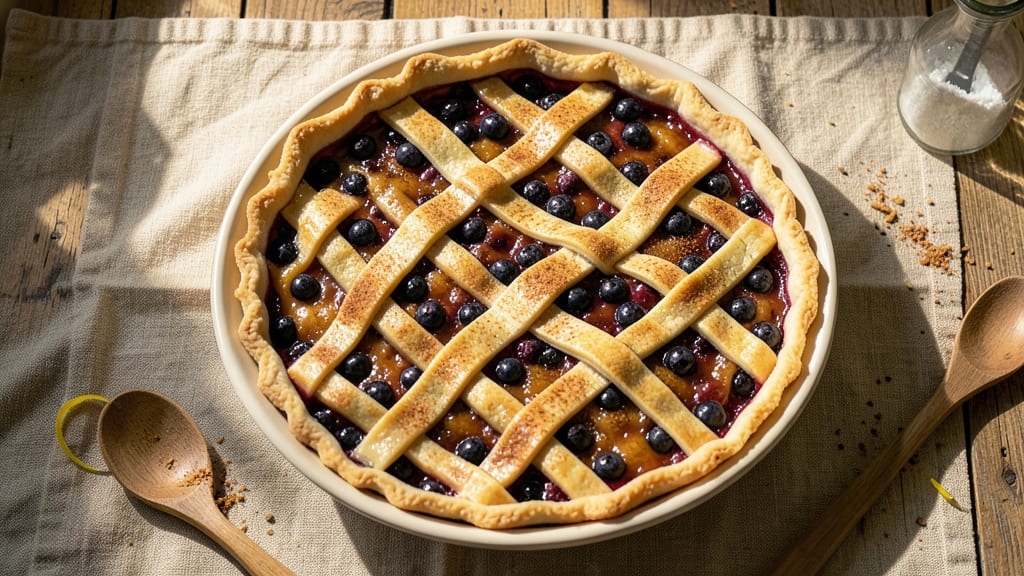 Alton Brown's Blueberry Pie Recipe: Foolproof Lattice Crust and Bursting Berries