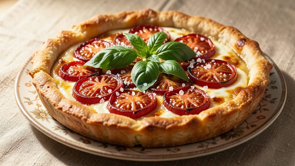 Roasted Tomato Pie Recipe: Sun-Dried Tomato Filling with Buttery Crust Bliss