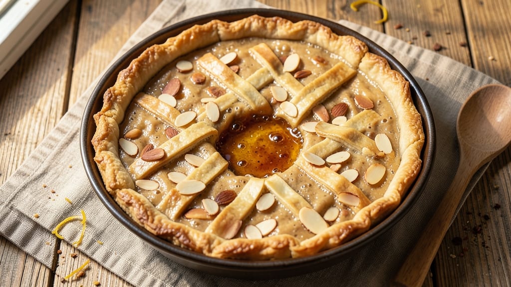 Almond Amaretto Chess Pie Recipe: Nutty Boozy Crust with Silky Filling