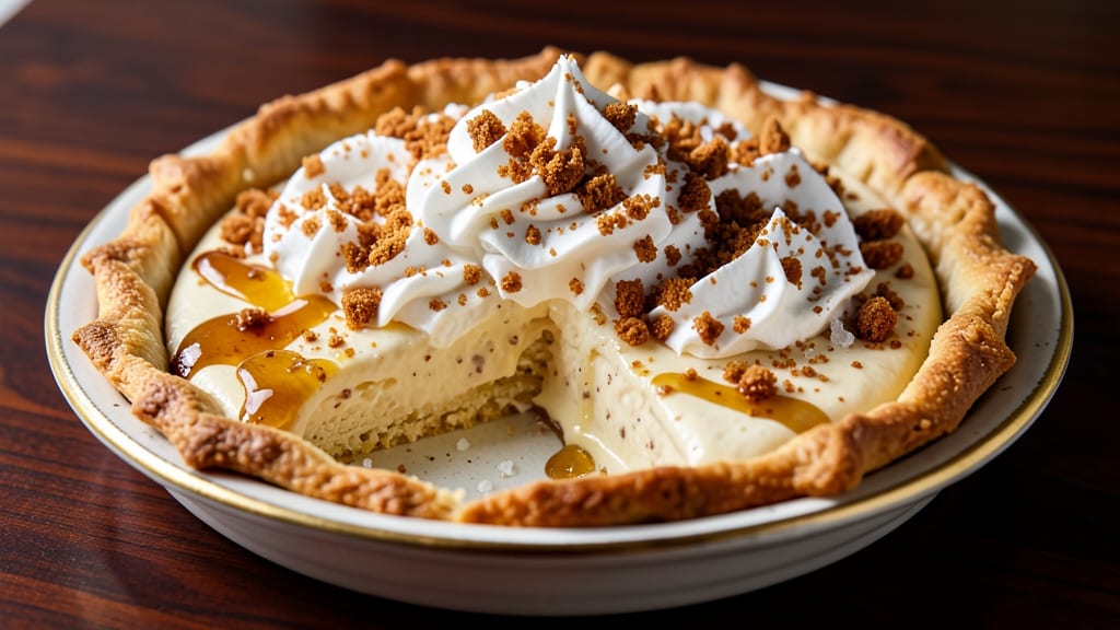 Amaretto Cream Pie Recipe: Nutty Liqueur Swirls With Silky Vanilla Base
