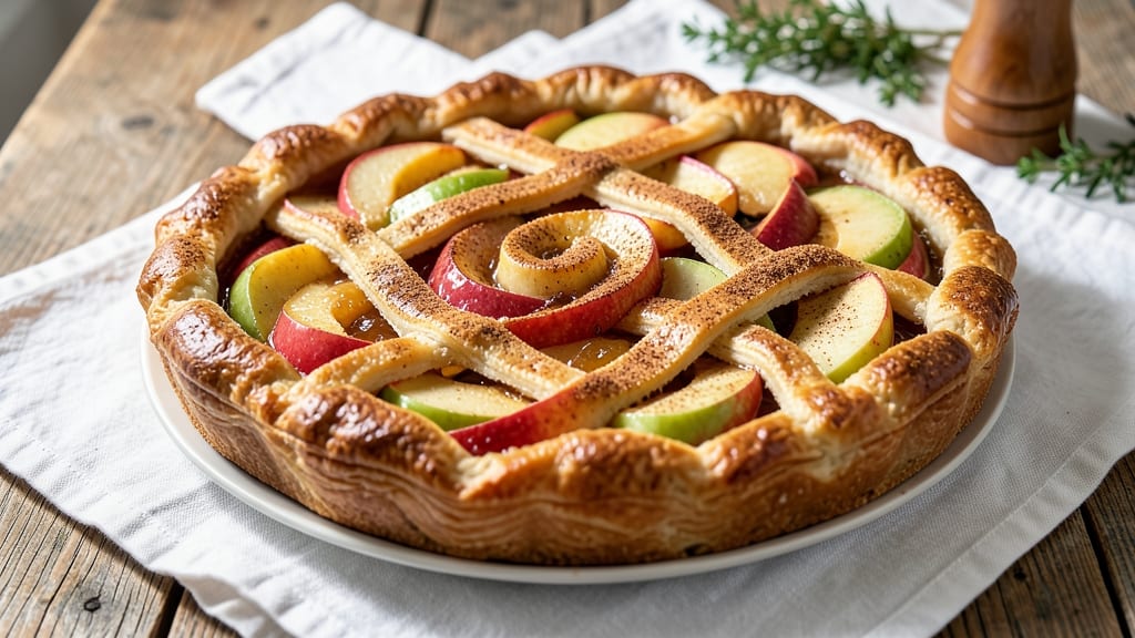 Spiral Apple Pie Recipe: Warm Spice Swirls in Buttery Crust