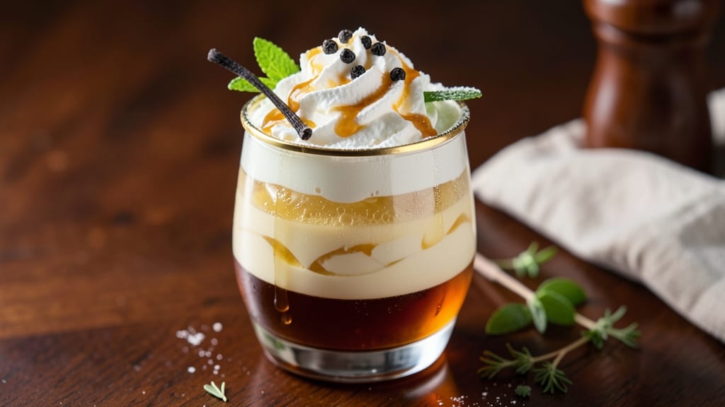 American Pie Drink Recipe: Boozy Vanilla Bean Swirl With Whipped Cream Topping