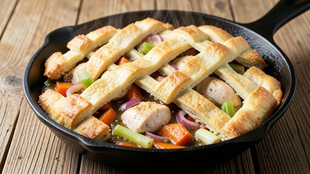 Pot Pie Recipe Using Biscuits: Savory Stew Topped With Buttery Crust Magic