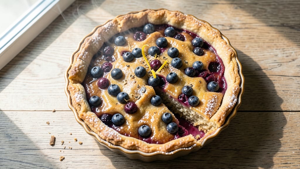 1-Crust Blueberry Pie Recipe: Foolproof Single-Crust Shortcut With Juicy Berries
