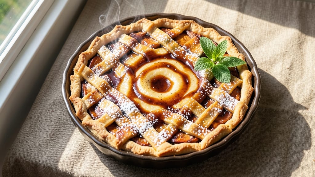 Rum Sweet Potato Pie Recipe: Spiced Boozy Filling With Crispy Lattice Top