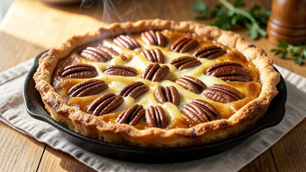 8-Inch Pecan Pie Recipe: Buttery Crust and Gooey Nut-Filled Center