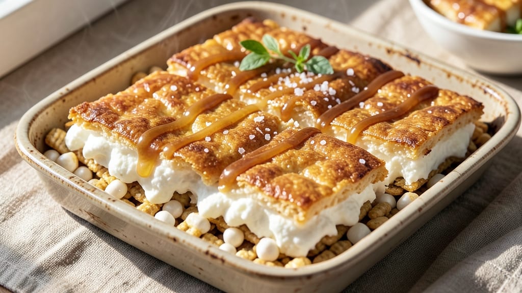 Rice Krispie Squares Recipe: 400g Marshmallow Crunch in 3 Layers