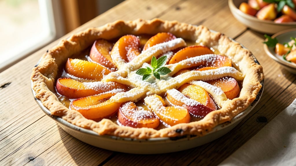 10 Inch Peach Pie Recipe: Juicy Slices With Perfectly Balanced Sweetness