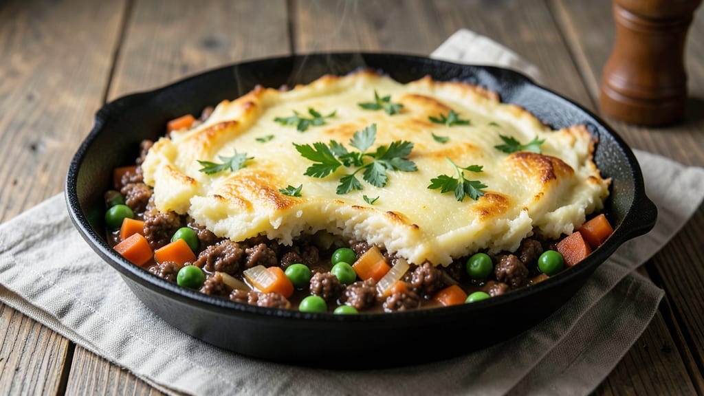 Amish Shepherd's Pie Recipe: Savory Mashed Potato Crust Over Hearty Beef Filling