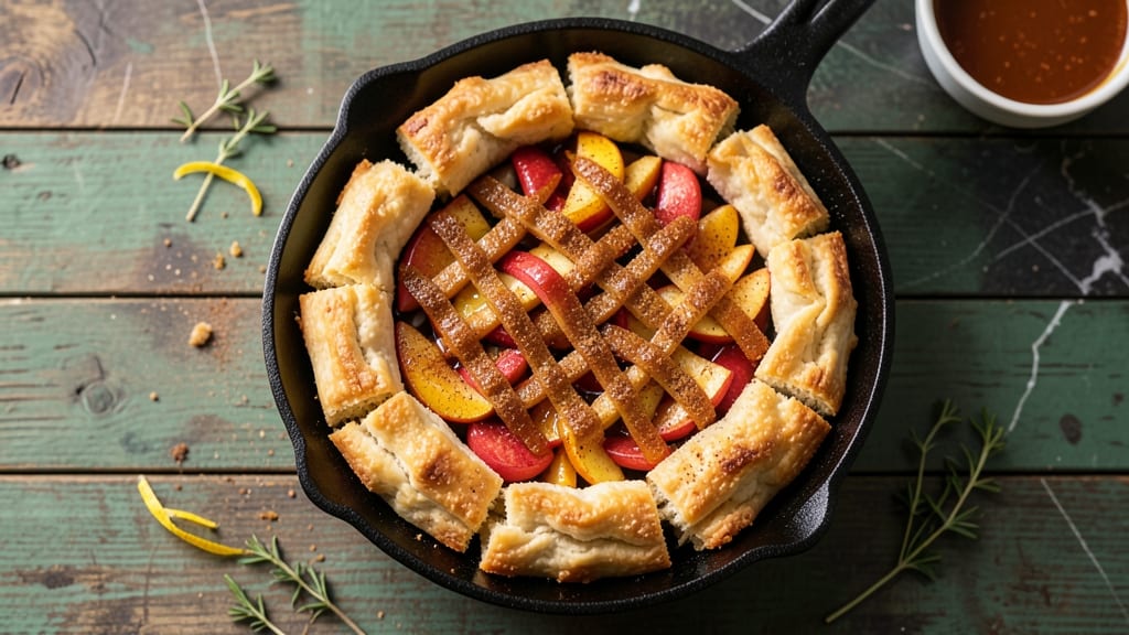 Skillet Apple Pie Biscuits Recipe: Warm Cinnamon Crunch With Gooey Apple Filling