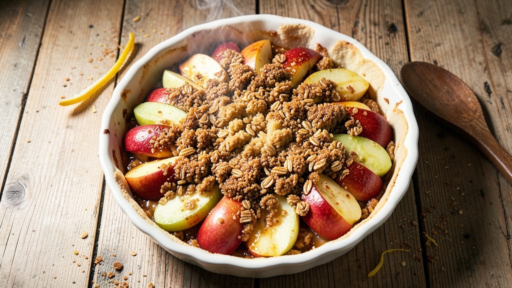 Apple Crisp Apple Pie Recipe: Caramelized Apples and Buttery Oat Streusel