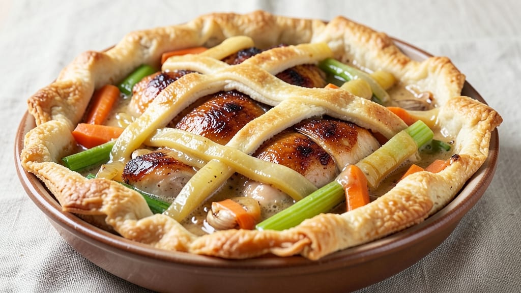 Pot Pie Recipe With Frozen Pie Crust: Crispy Top, Savory Filling, No Chill Time