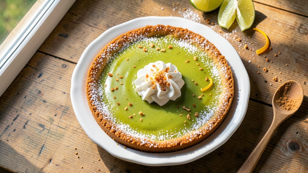 9-Inch Key Lime Pie Recipe: Zesty Tartness with Silky Grapefruit Topping