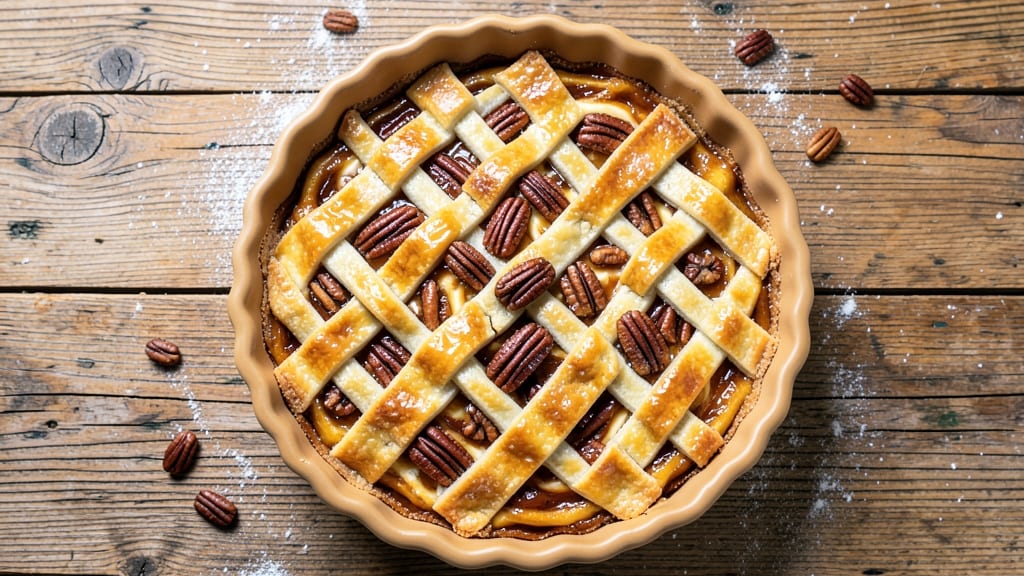 2 Egg Pecan Pie Recipe: Silky Filling With Crunchy Top