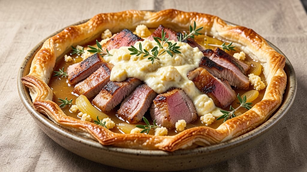 Pork and Stilton Pie Recipe: Savory Cheese and Meat Harmony in Crust