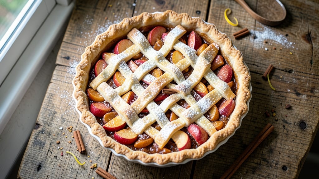10 Inch Deep Dish Apple Pie Recipe: Buttery Lattice Crust Locks In Spiced Filling