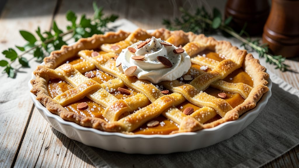 Almond Pumpkin Pie Recipe: Nutty-Spiced Crust With Silky Filling