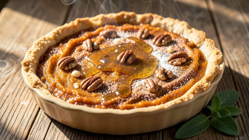 All Natural Pumpkin Pie Recipe: Spiced Filling Without Refined Sugar or Artificial Ingredients