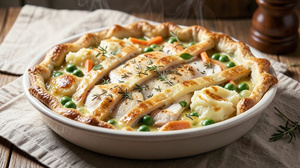 Ranch-To-Table Chicken Pot Pie Recipe: Homestyle Crust Hugs Savory Herb Filling