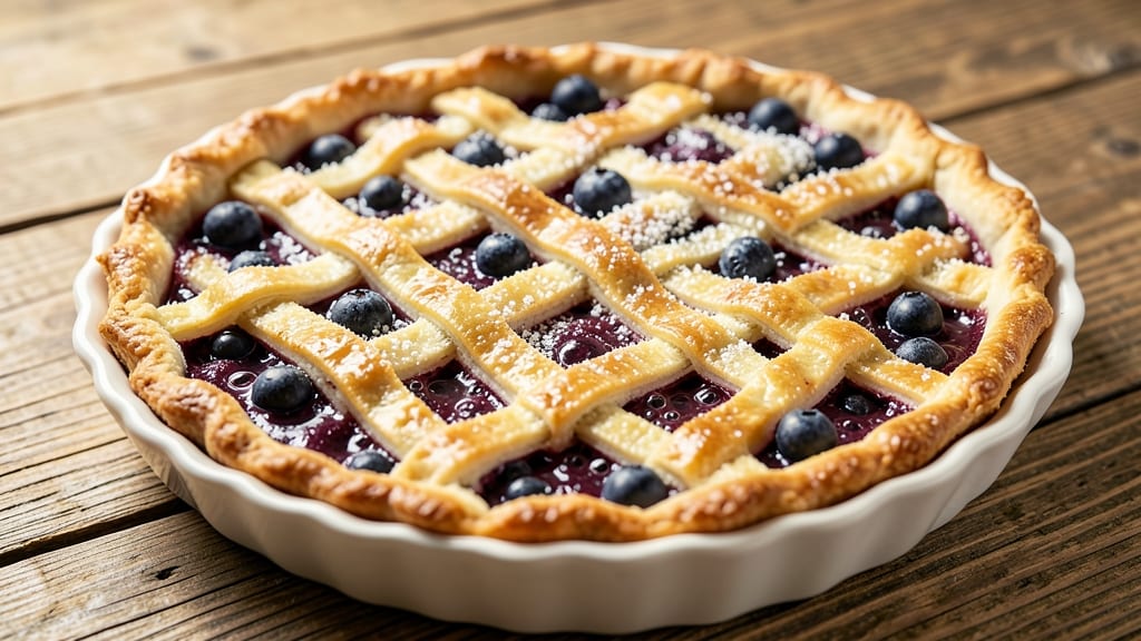 Anna Olson's Blueberry Pie Recipe: Braised Blueberries and Flaky Crust Mastery