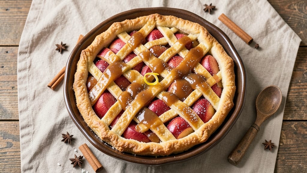 4 and 20 Blackbirds Salted Caramel Apple Pie Recipe: Deep Spiced Crust Meets Molten Caramel Filling