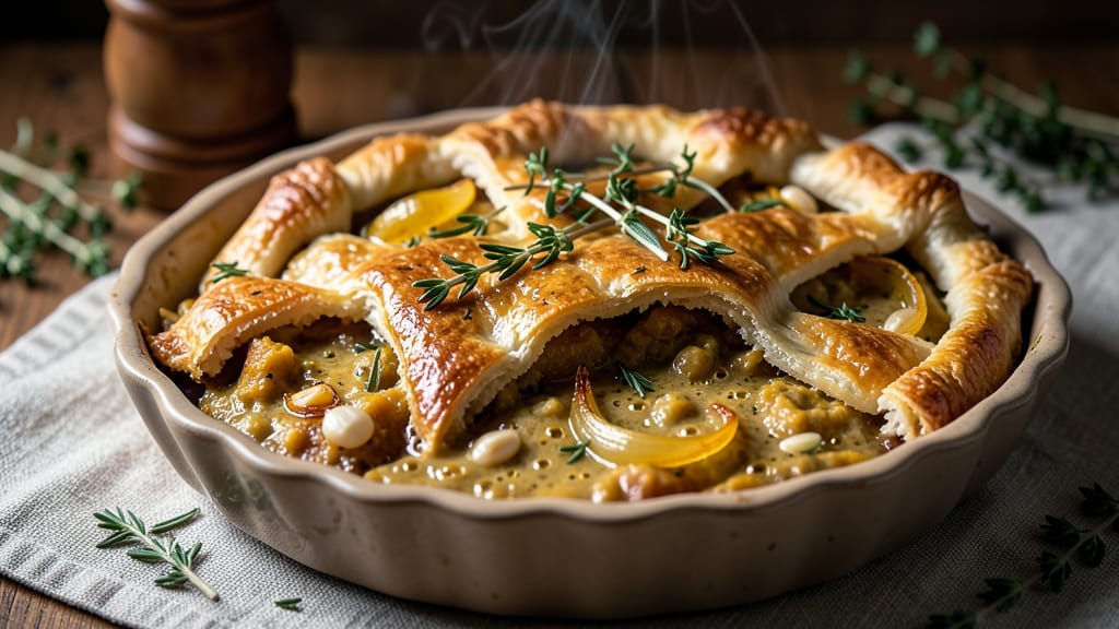 Squash Pot Pie Recipe: Velvety Roasted Squash and Herb Gravy