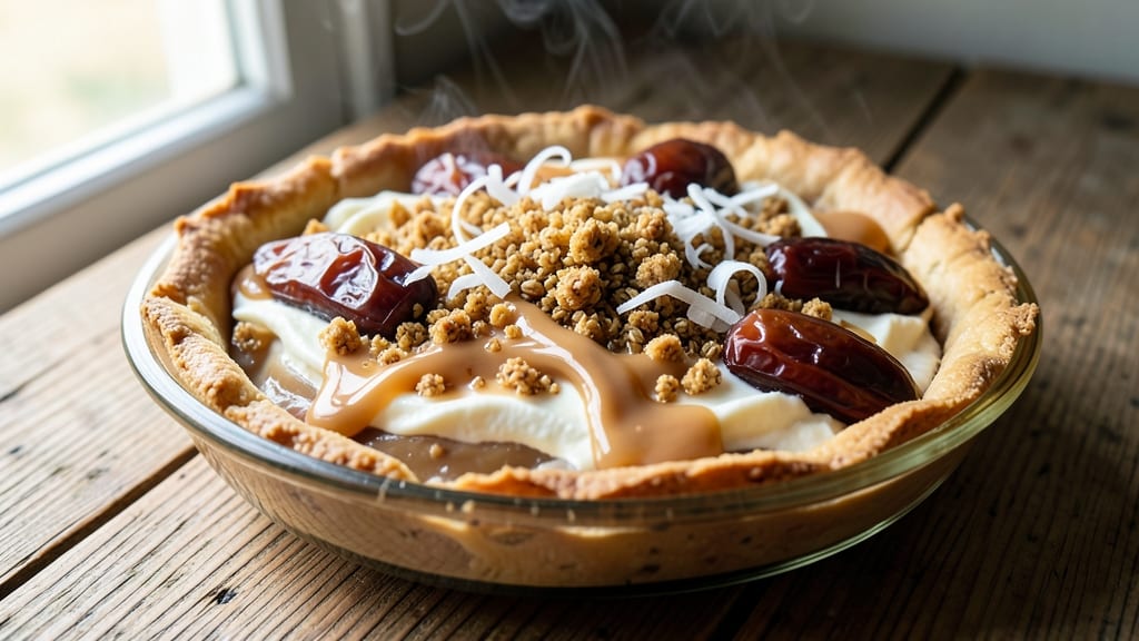 Raw Vegan Pie Recipe: Nutty Coconut Crust With Silky Date Filling