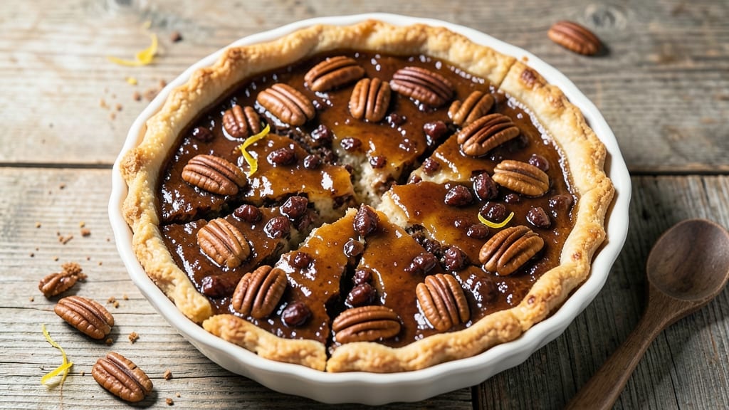 9-Inch Deep-Dish Pecan Pie Recipe: Buttery Crust, Gooey Filling, Foil-Sealed Magic