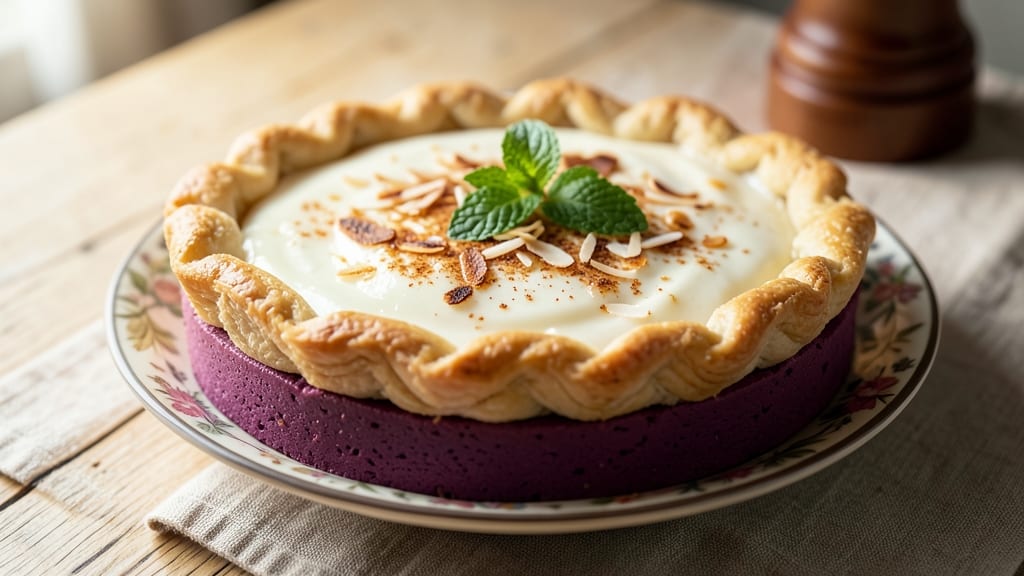 Purple Sweet Potato Haupia Pie Recipe: Vibrant Tropical Twist on Classic Dessert