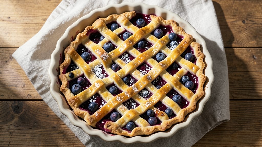 Alaska Blueberry Pie Recipe: Wild Berry Burst With Buttery Crust Lattice