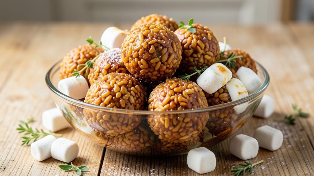 Rice Krispie Balls Recipe With Marshmallows: Crunchy Shells and Gooey Sweetness
