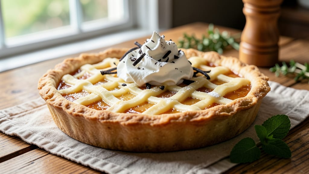 Add Custard Pie Recipe: Velvety Vanilla Filling in Crispy Crust