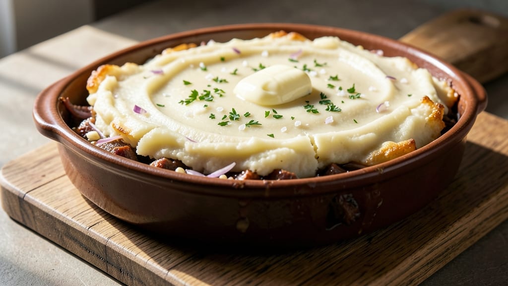Air Fryer Cottage Pie Recipe: Savory Mashed Potato Crust With Juicy Beef Filling