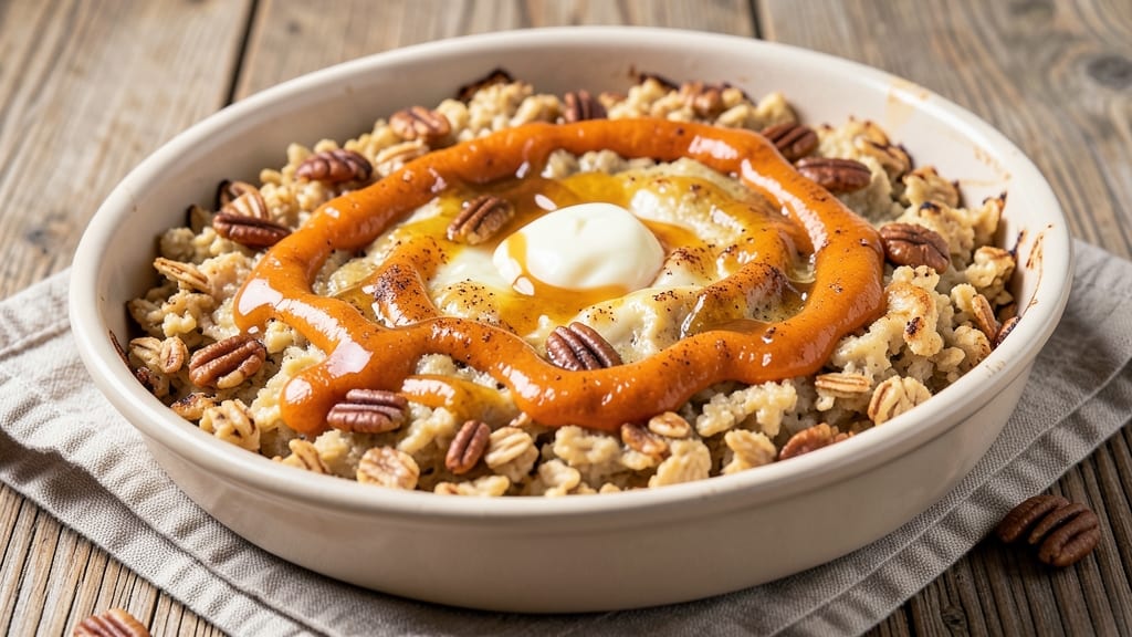 Pumpkin Pie Baked Oats Recipe: Spiced Autumn Warmth in 15 Minutes