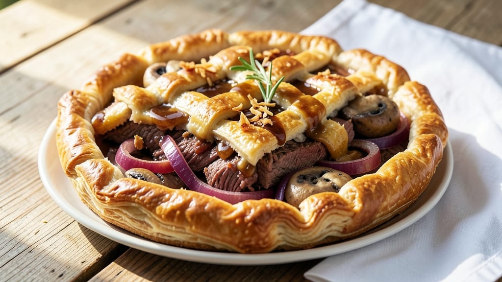 Roast Beef Meat Pie Recipe: Savory Crust Hugging Slow-Cooked Beef