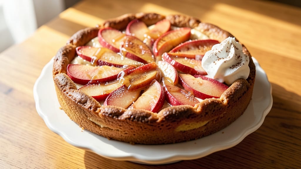 So Yummy Apple Pie Cake Recipe: Warm Spice Swirls in One Crust