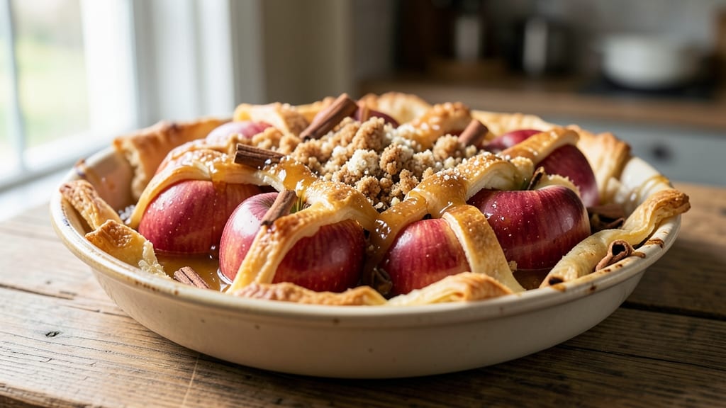 Apple Pie Baked Apples Recipe: Spiced Apple Filling in Mini Crusts