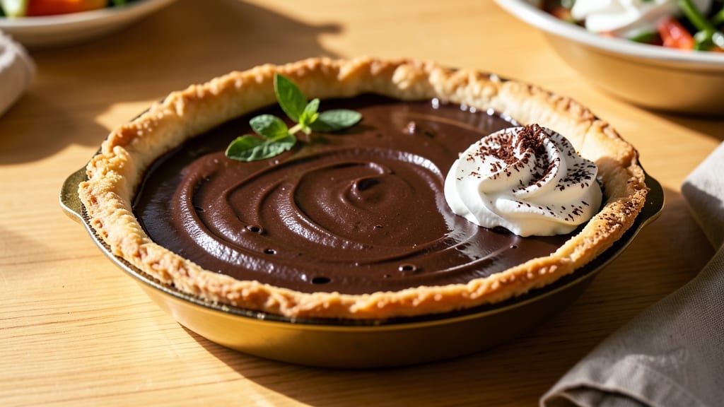 2-Ingredient Chocolate Pie Recipe: Rich Cocoa Crunch in One Bowl