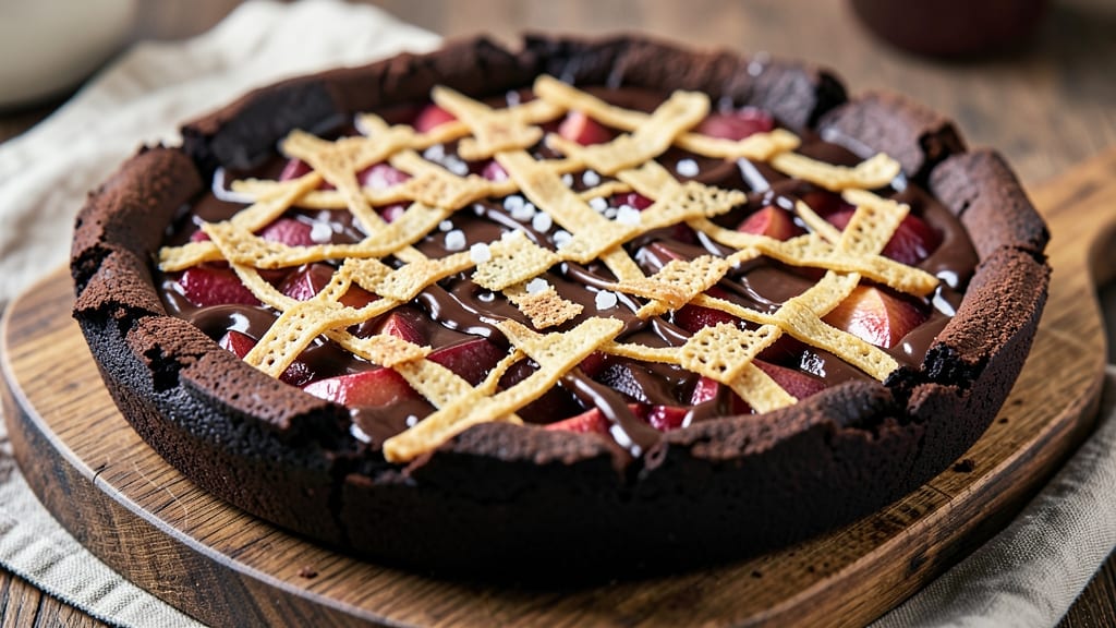 Apple Pie Black Recipe: Deep Chocolate Crust Meets Spiced Apple Filling