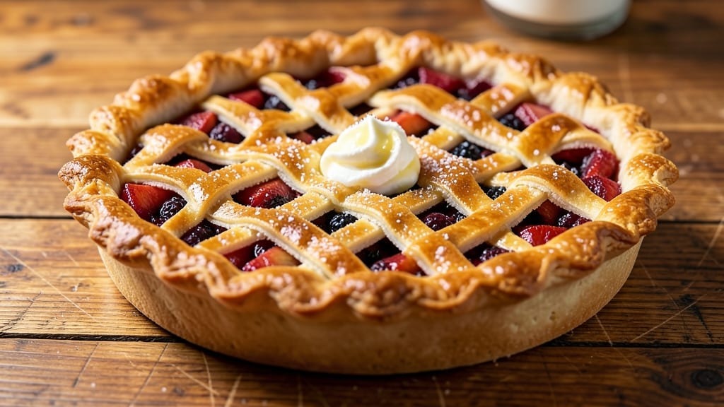 9-Inch Double-Crust Pie Recipe: Golden Crust, Perfectly Set Filling