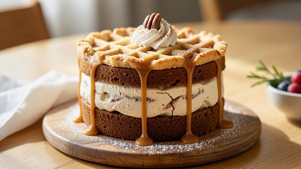 Pumpkin Pie Ice Cream Cake Recipe: Layered Chill and Spice Magic