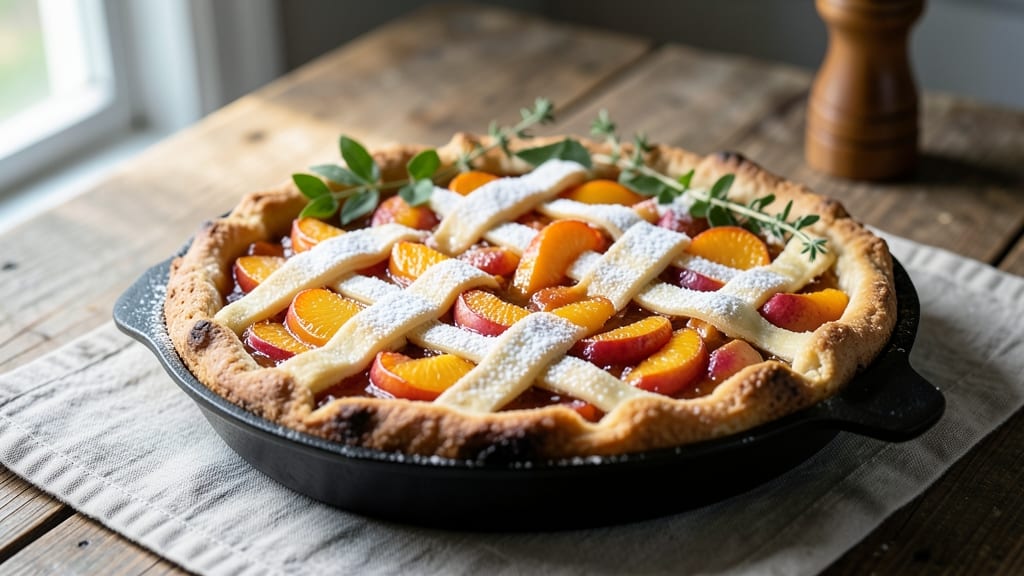 America's Test Kitchen Peach Pie Recipe: Golden Lattice Crust With Foil-Sealed Juiciness