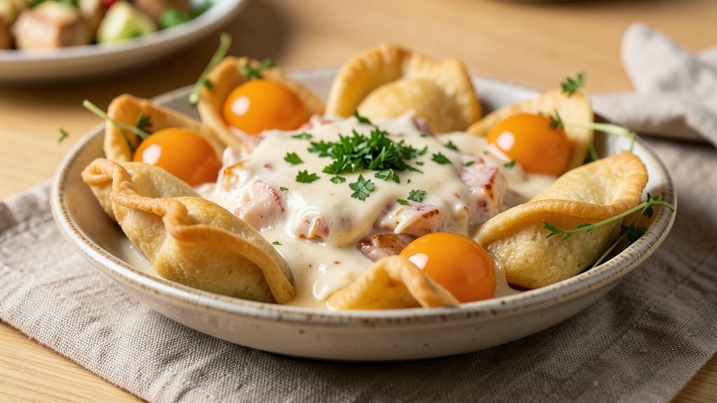 Se7en Bites Chicken Pot Pie Recipe: Crispy Tortilla Cups with Foil-Sealed Yolk Brilliance